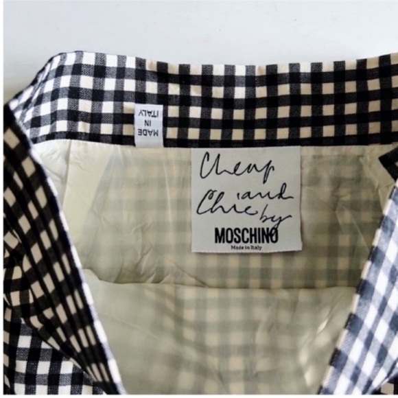 Moschino Cheap and Chic Moschino Vintage Gingham Skirt - Size 8 - Picture 2 of 6